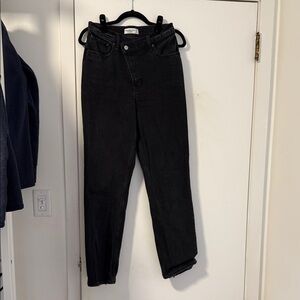 Abercrombie High Rise Black Jeans